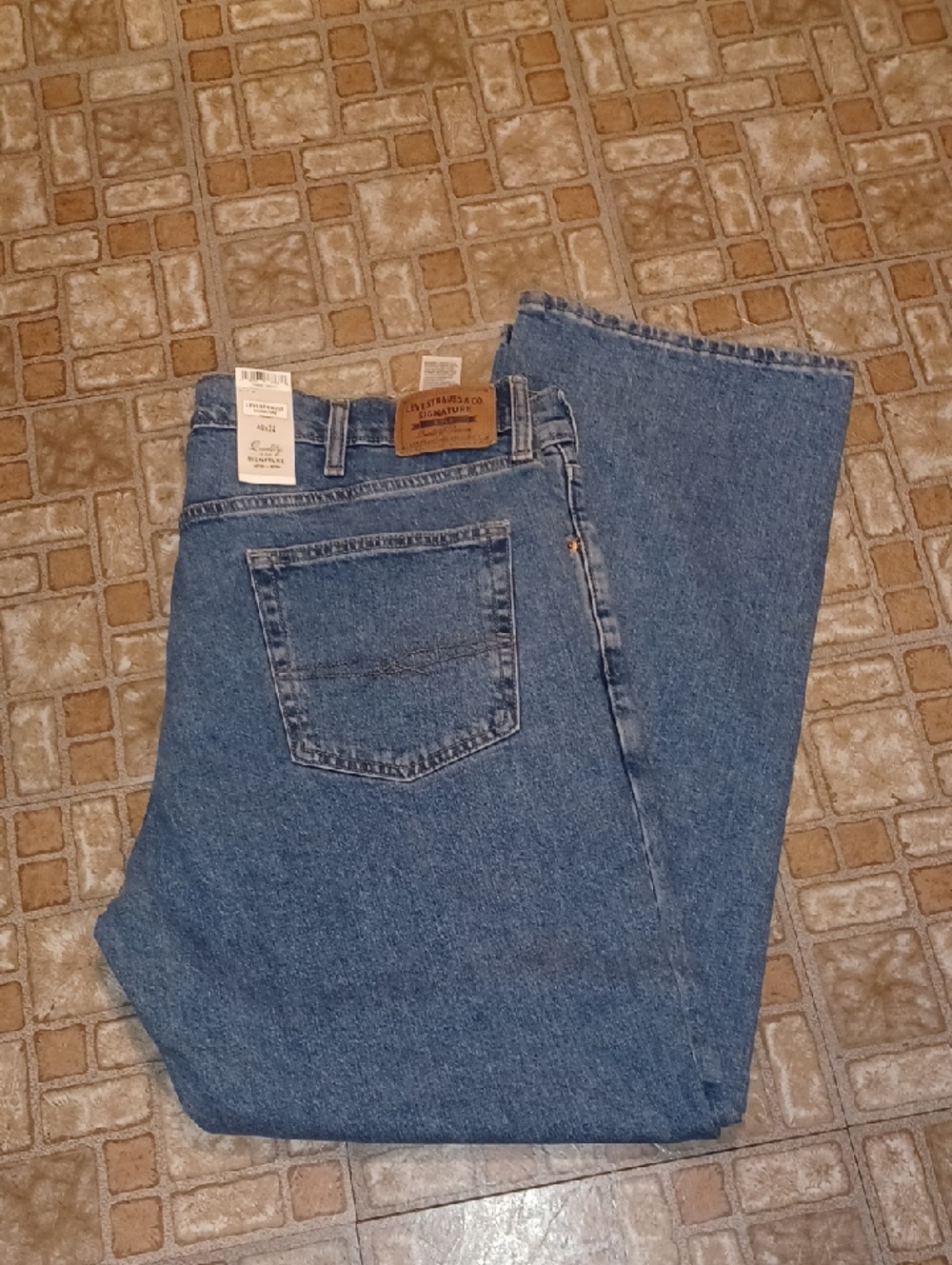 Levi's Men's Blue Straight-Leg Jeans